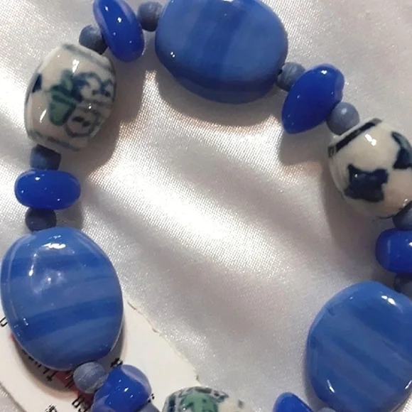 NWT:  Original DESIGNER Bracelet of BLUES by Catherine Stein - Picture 2 of 6